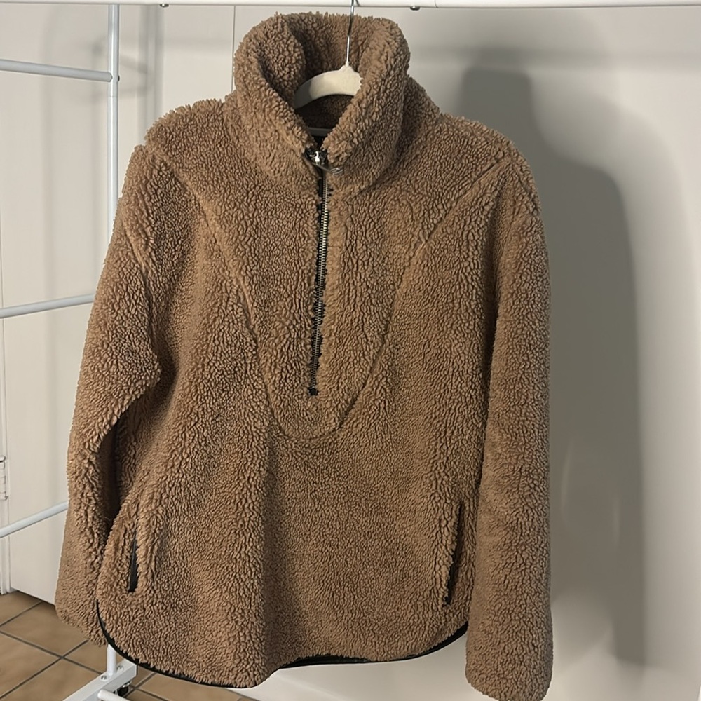 A&F Sherpa Jacket With Long Pocket-A&F- Size Small - image 4